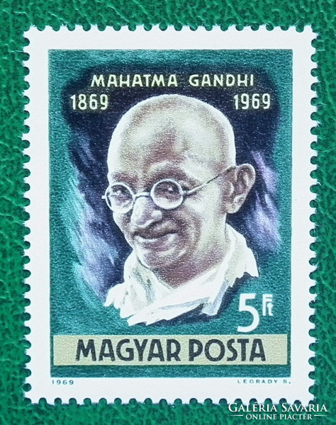 1969. Mahatma Gandhi (1869-1948) b. For the 100th anniversary (HUF 150) **