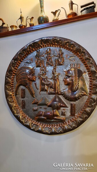 Huge wall copper plate