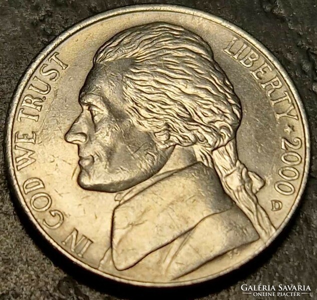 5 Cents, 2000, Jefferson nickel