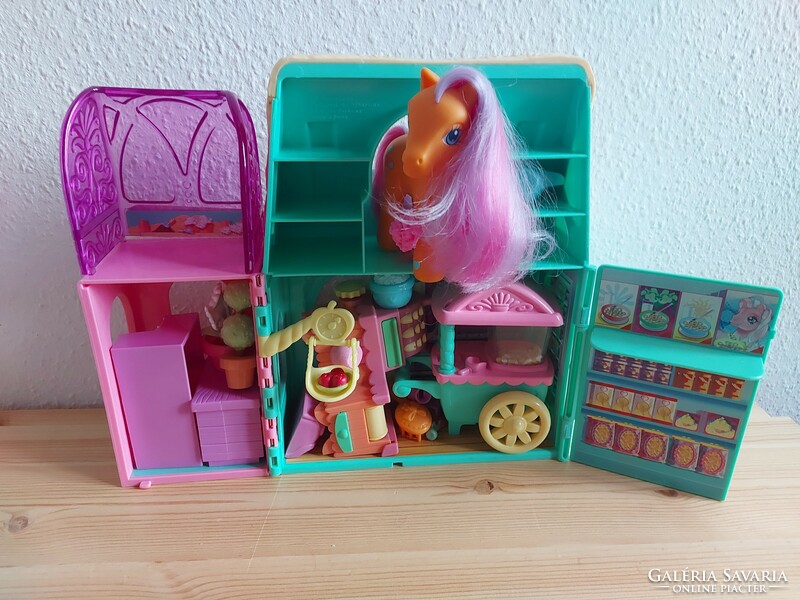 Én kicsi pónim vintage ház bolt virágbolt my little pony póni