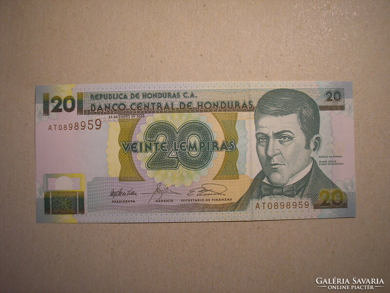 Honduras-20 Lempiras 2003 UNC