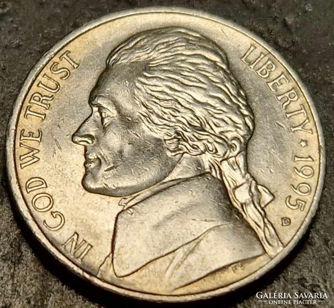 5 cent, 1995., ﻿Jefferson Nickel