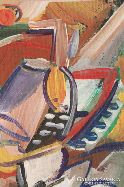 József Bánfi: abstract still life