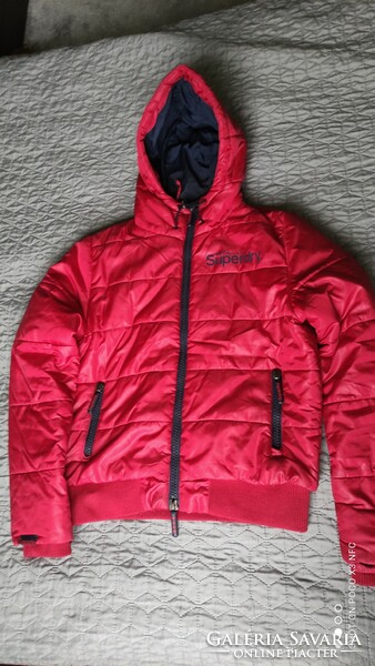 Vintage superdry hooded jacket size l marked original jacket at a bargain price