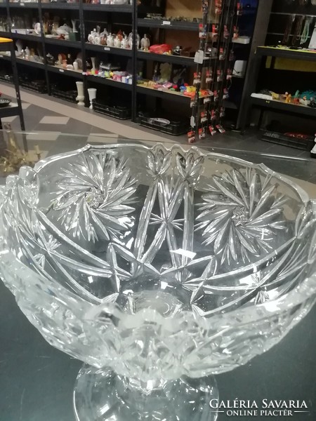 Crystal fruit bowl