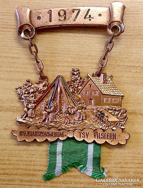 Vilslern carnival, badge from 1974. Bavaria.
