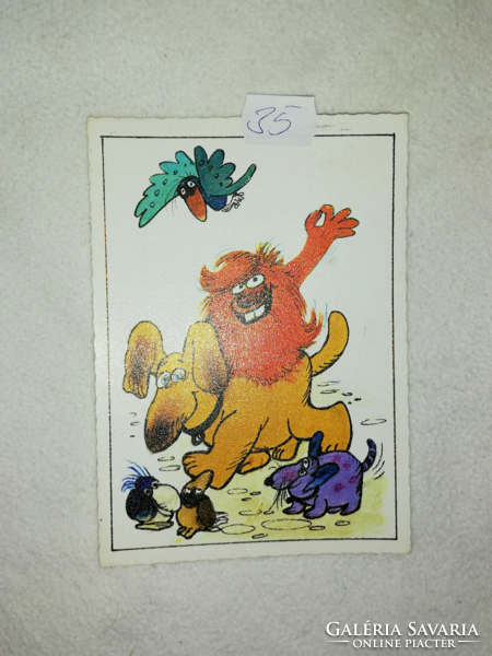 Pom-Pom meséi bőrhatású képeslap 1979  35