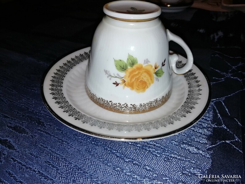 Bavaria sárga rózsás csésze