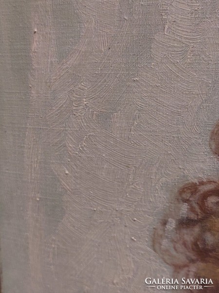 Balerina Bànàthy szignó  olaj- vászon blondel keretbe100 x 80 cm