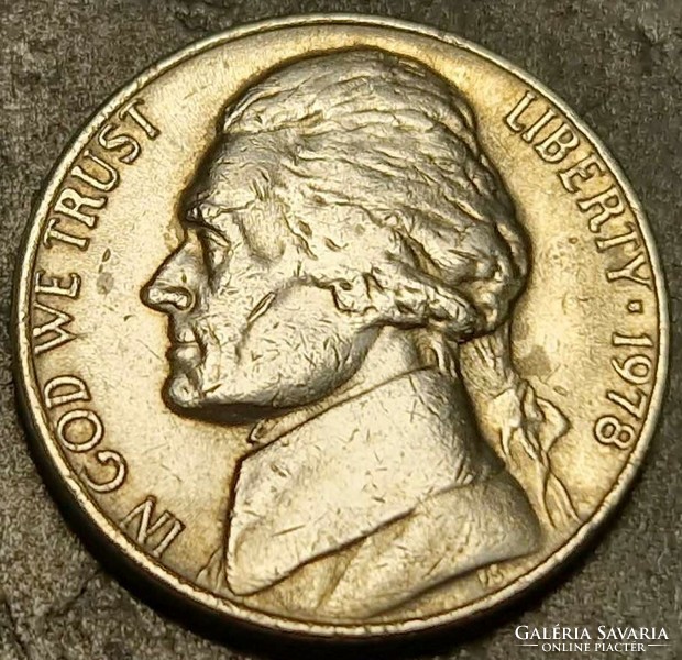 5 Cents, 1978, Jefferson nickel