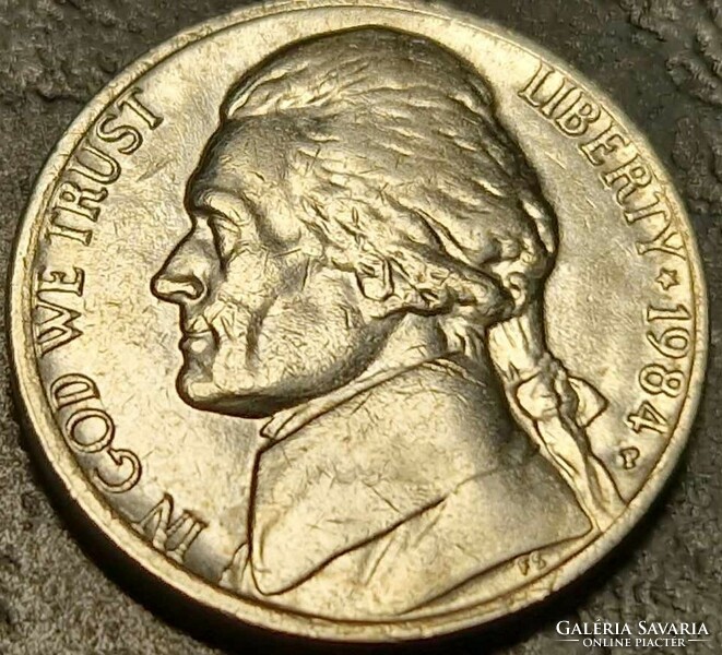 5 Cent, 1984.P., ﻿Jefferson nickel