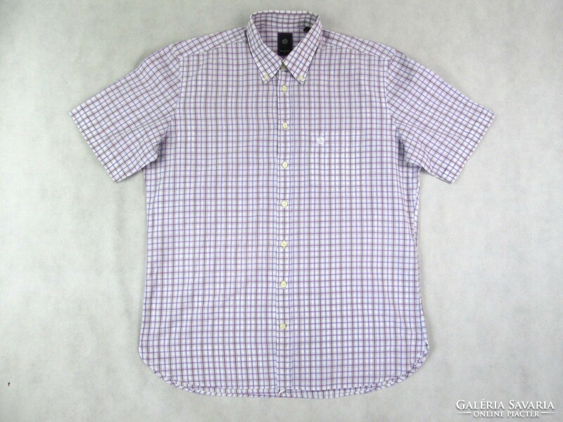 Original bugatti (l / xl) elegant checkered short-sleeved men's shirt