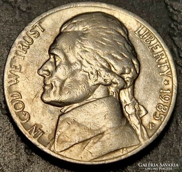 5 cent, 1985.P., ﻿Jefferson Nickel