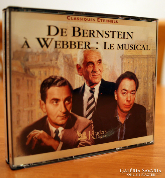 Bernsteintől Webberig musical Reader's Digest 3 CD lemez zene