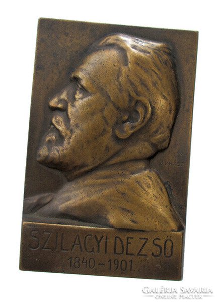 Gyula Juhász: plaque given to members cheaply by dezső Szilágy /1908/