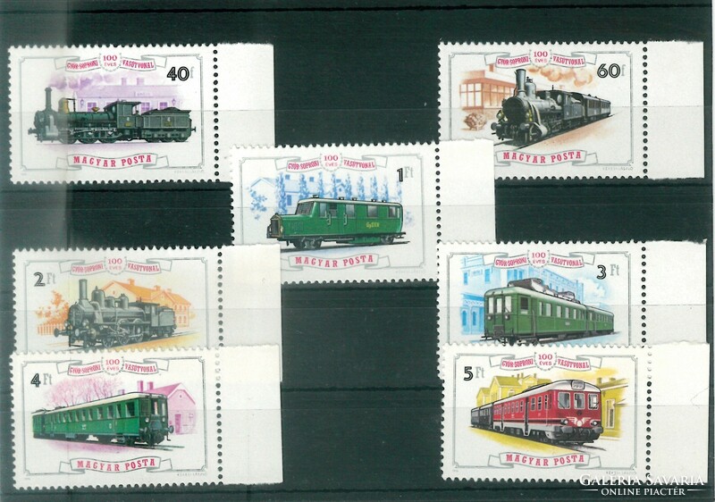 1976 The Győr-Sopron railway is 100 years old** 3148-54