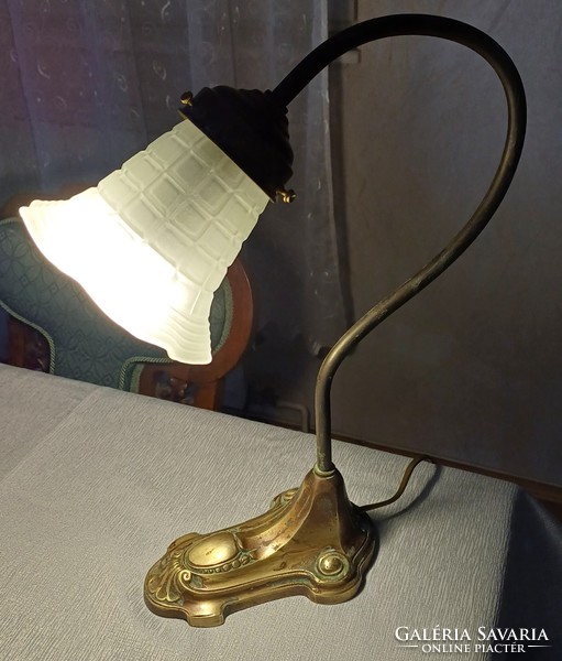 Art Nouveau copper table lamp bedside lamp desk lamp
