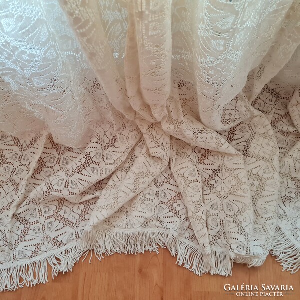 Ekrü lace curtain - 310 x 240 cm