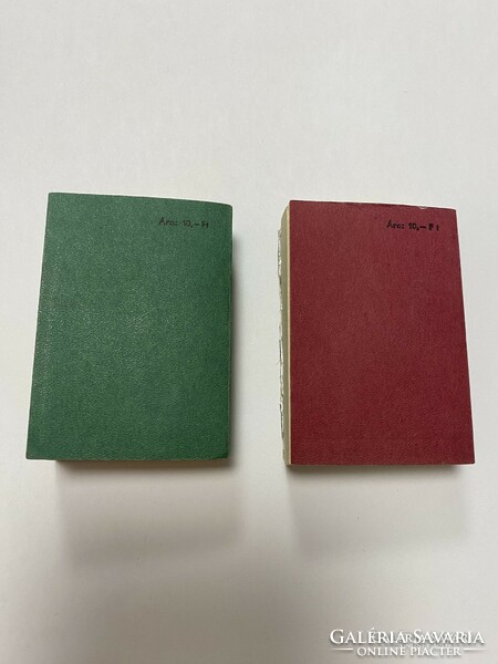 Minibooks: 3 German/Hungarian minidictionaries (1973)