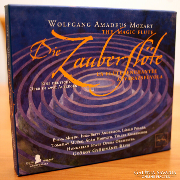 Mozart A varázsfuvola 2 CD lemez zene