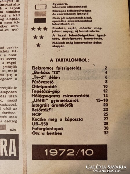 1972 / OKTÓBER EZERMESTER/ SZÜLETÈSNAPRA/KARÀCSONYRA.