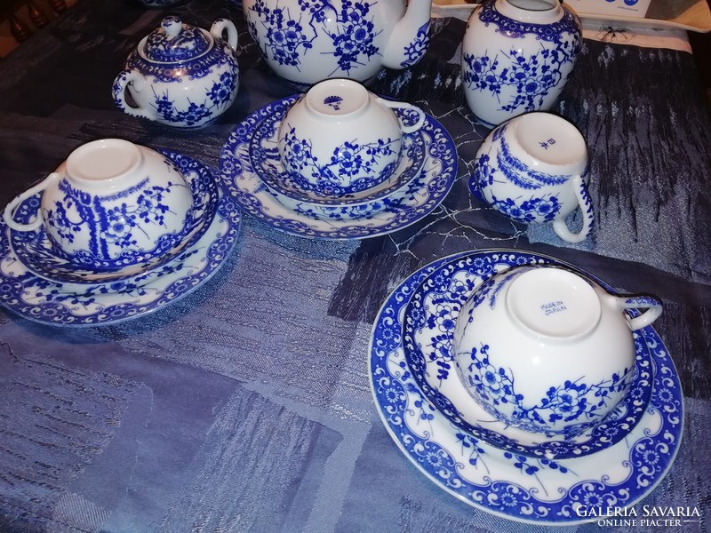 Japanese eggshell porcelain tea set