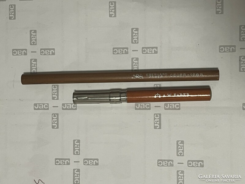 Faber castell pencil extension handle pencil extender + Eberhard Faber graphite pencil 40s !!!