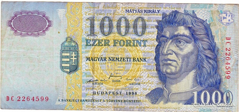 Hungary 1000 HUF 1998 g