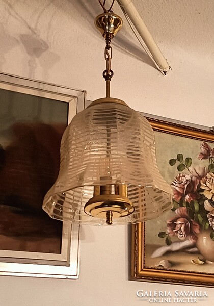 3-burner vintage chandelier