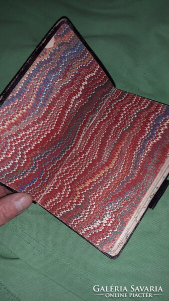 1886. Baglyosalja antik bőrkötéses notesz, bányász termelési bejegyzésekkela képek szerint