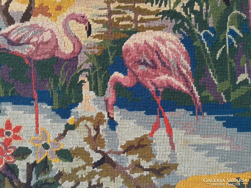 Flamingók a parton - goblein