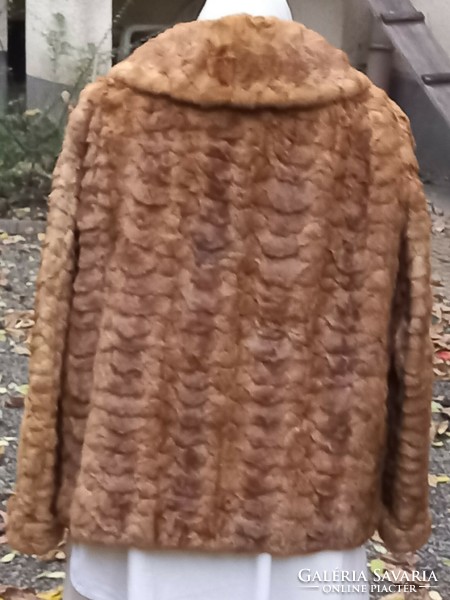 Midcentury/Retro/Vintage női kabát luxus kategoriájú női nerc bunda