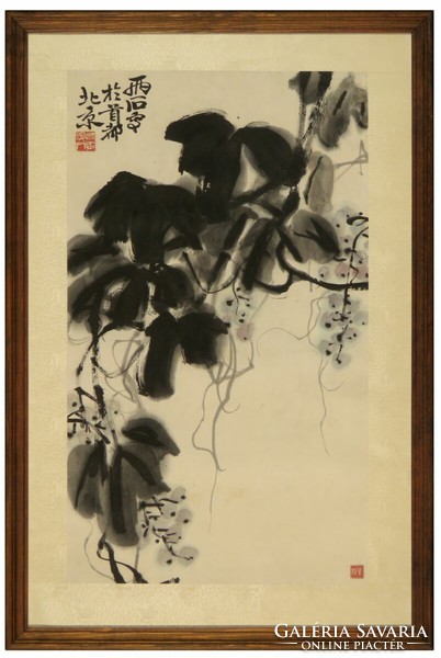 Chinese artist 20th century: grapes