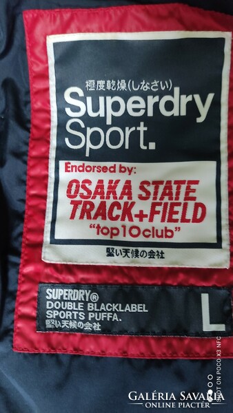 Vintage superdry hooded jacket size l marked original jacket at a bargain price