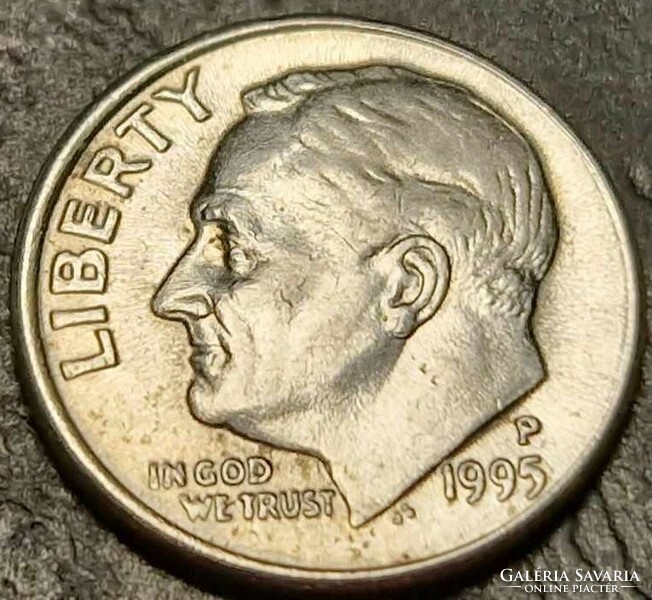 1 dime, 1995.P., ﻿Roosevelt Dime