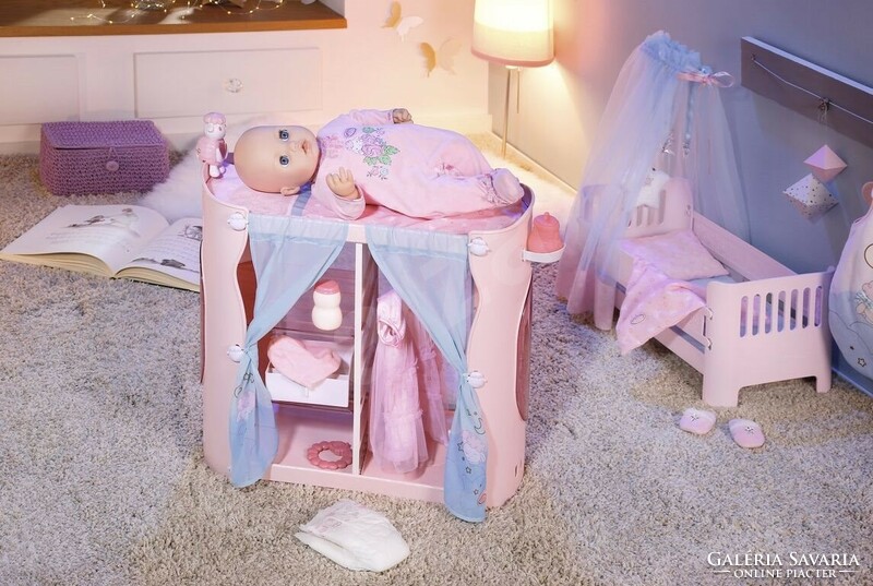 New zapf creation baby annebell sweet dreams 2 in 1 wardrobe and canopy bed