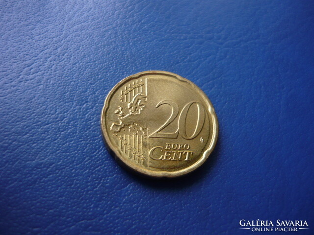 Lithuania 20 euro cents 2015 unc! Rare! Horse!