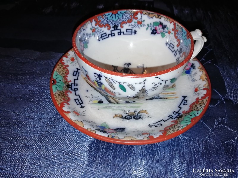 Antik Villeroy & Boch TIMOR teáscsésze aljjal