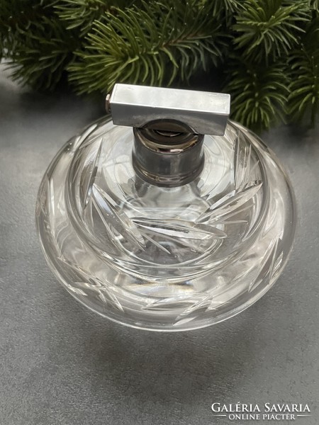 Beautiful cut crystal perfume bottle