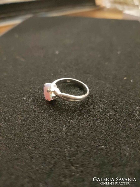 Ezüst (925) gyűrű opál kővel