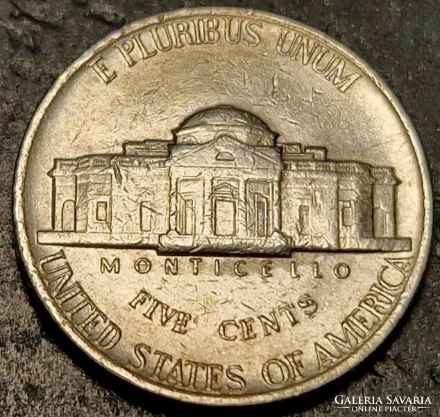 5 cent, 1977., ﻿Jefferson Nickel