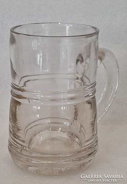 Sale! Antique huta glass (huta glass) cup with ears fixed HUF 3,000.-