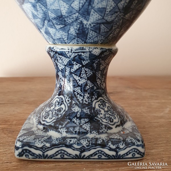 English faience vase