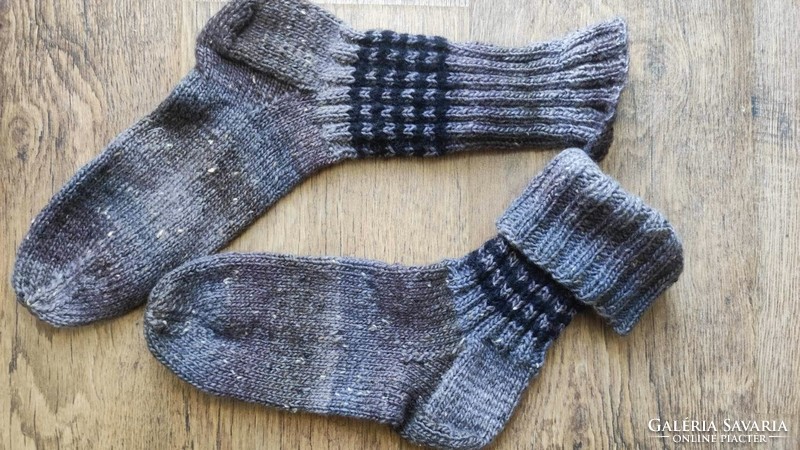 Hand knitted socks