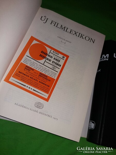 1978 Péter Ábel: new film lexicon i-ii. According to the pictures a-k/l-z, it is an academic publisher