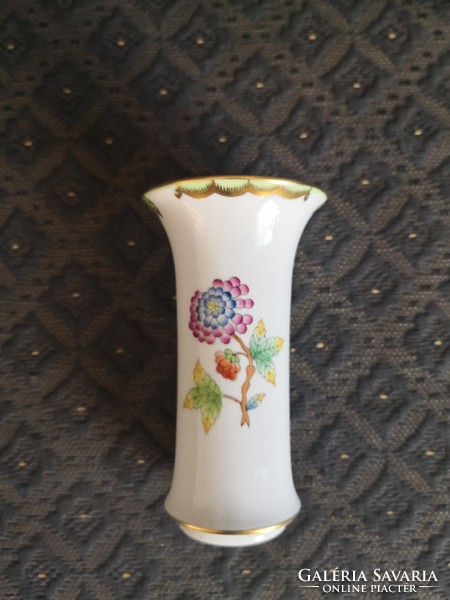 Herend vbo, victoria, small vase of victoria, 12 cm