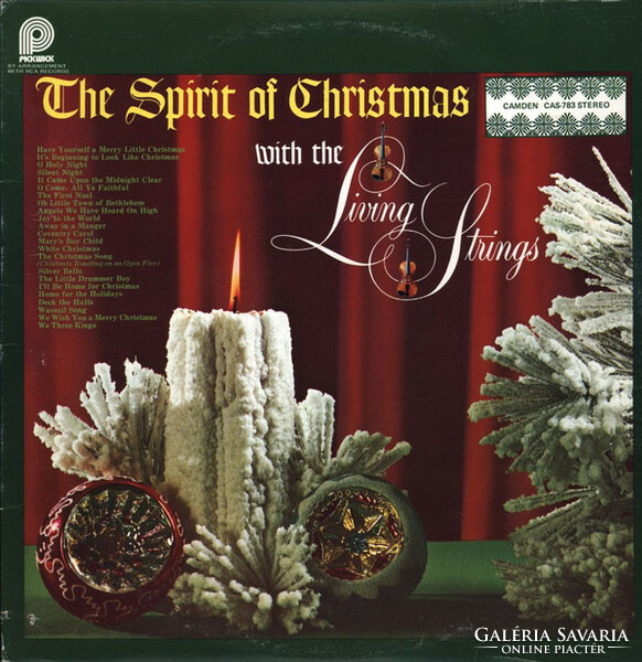 Living Strings - The Spirit Of Christmas With The Living Strings (LP, Album, RE)