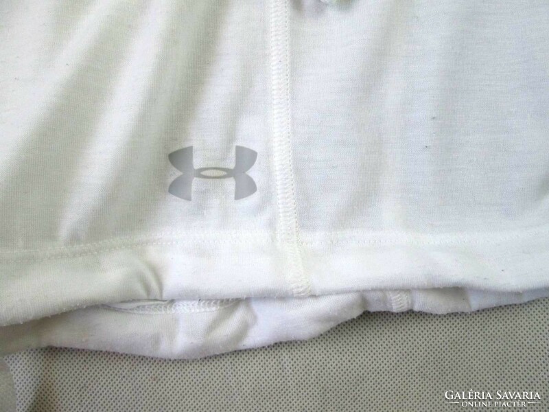 Original under armor (m) white women's hooded sports top