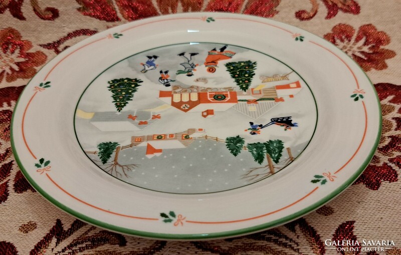 Karácsonyi porcelán tányér 2 (L4334)