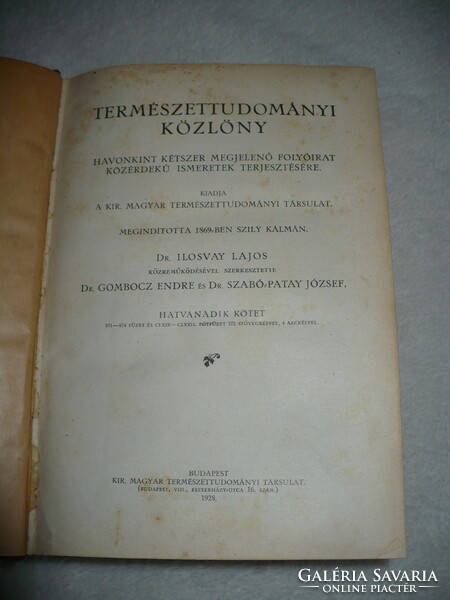 Natural Science Bulletin 1928-29.